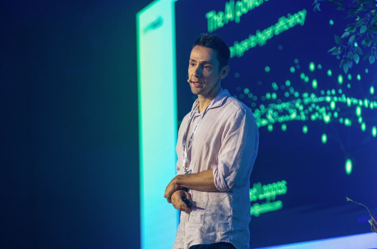 Ted Lappas, Head of Data Science at Satalia at the NextM event